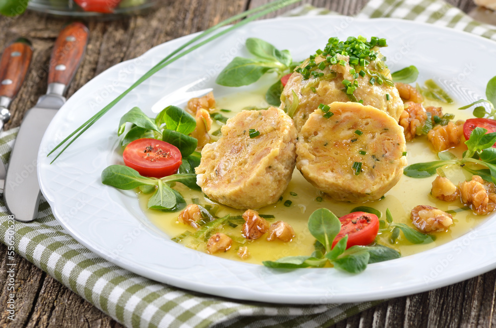 Leckere Südtiroler Kasknödel