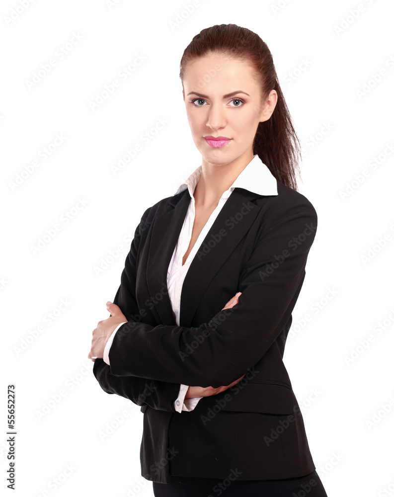 Portrait of a confident young woman standing Portrait of a confident young woman standing