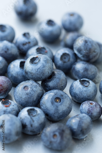 Blueberries, selective focus