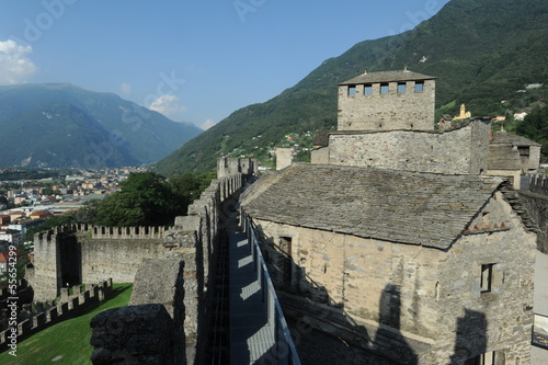 Castello Montebello a Bellinzona patrimonio mondiale del Unesco © fotoember