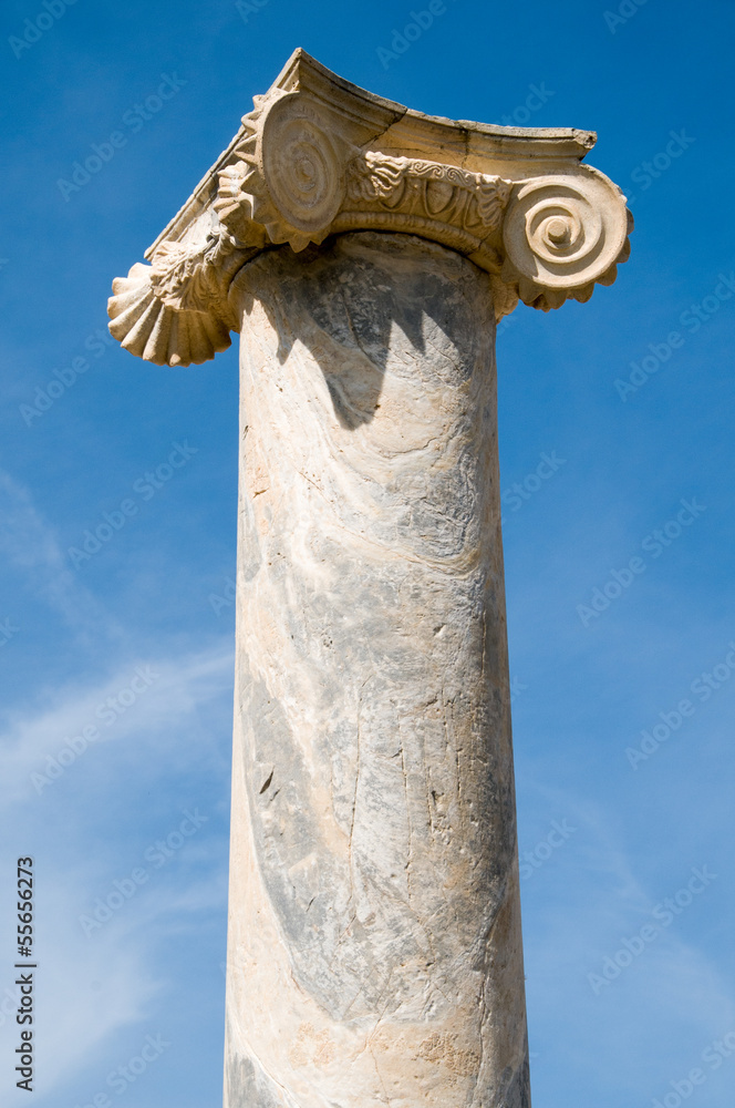 Ruins of church column, Mykonos