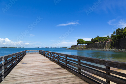 wooden pier