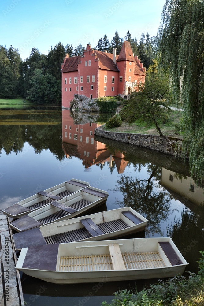 Naklejka premium Castle Red Lhota, Czech Republic