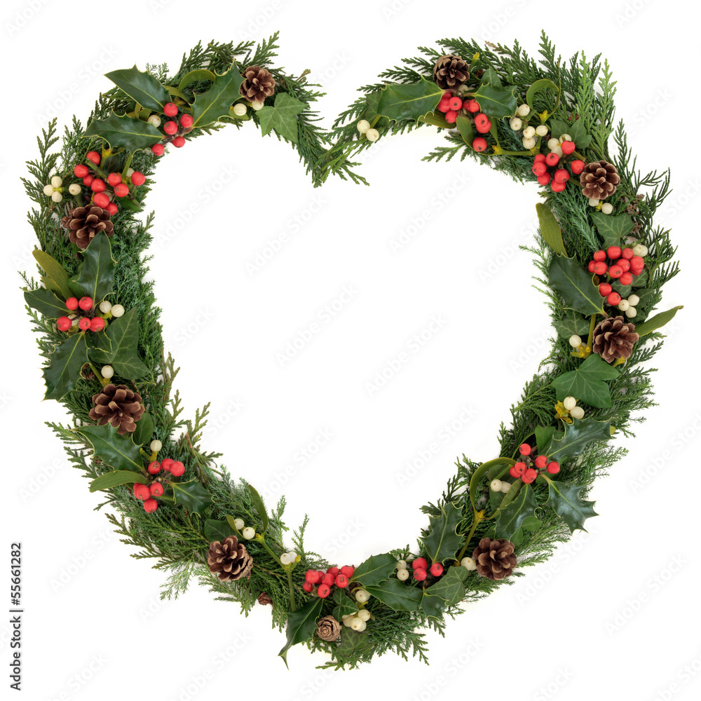 Christmas Heart Wreath Christmas Heart Wreath