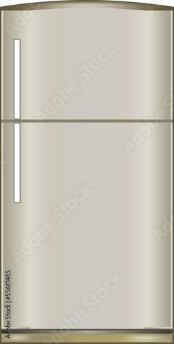 Illustration of a refrigerator