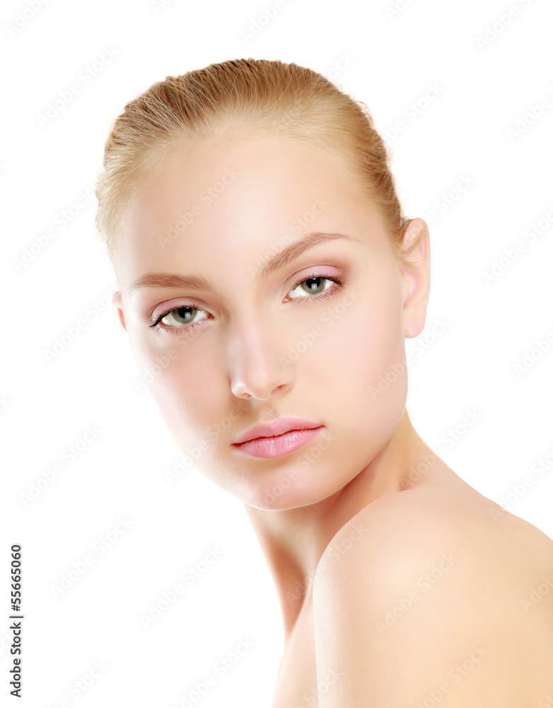 Beautiful young pretty woman's portrait Beautiful young pretty woman's portrait