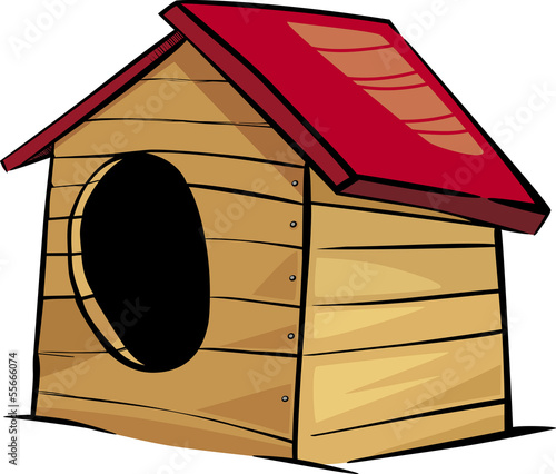 doghouse clip art cartoon illustration