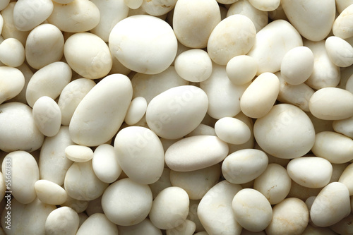White pebble as a background