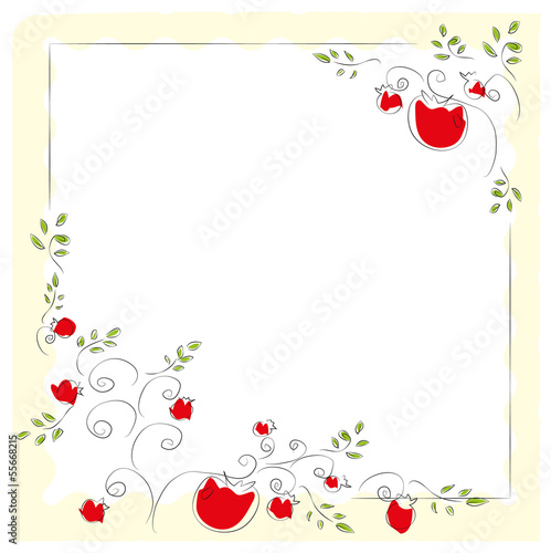 pomegranate card