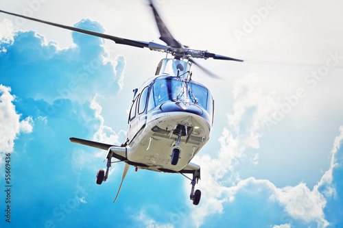 VIP Hubschrauber im Anflug