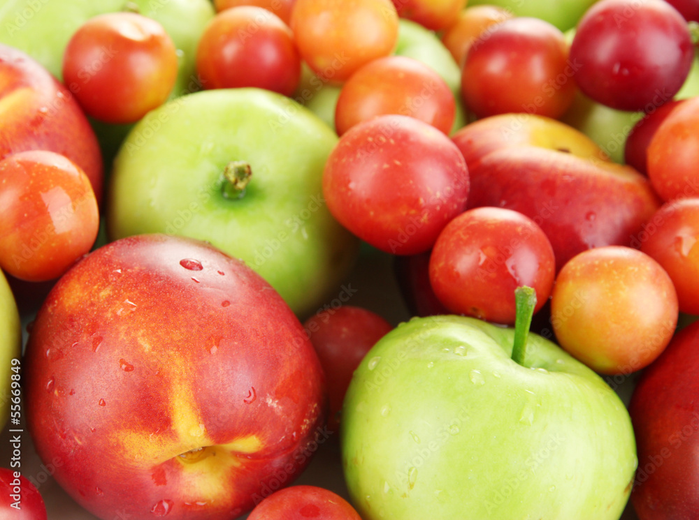 Juicy fruits background Juicy fruits background