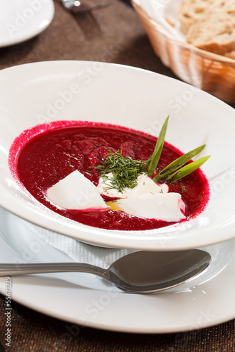 Wallpaper Mural Cold beetroot soup Torontodigital.ca