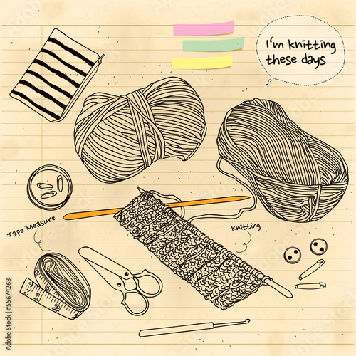 knitting tools
