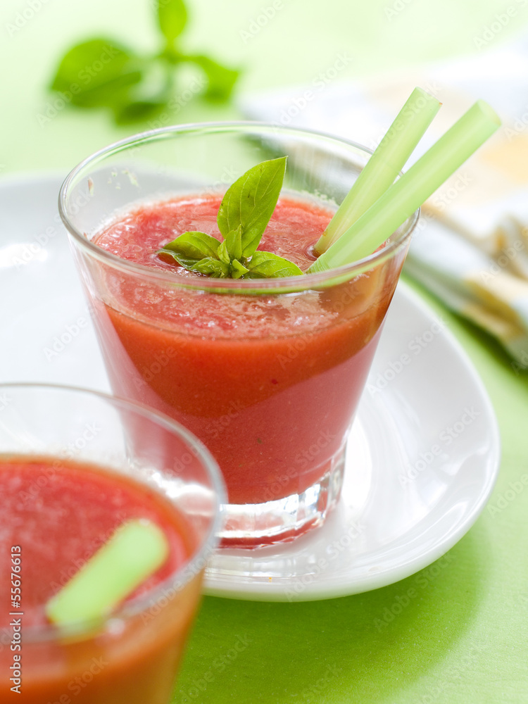 Vegetable juice or smoothie Vegetable juice or smoothie