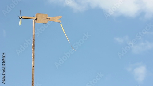 Wallpaper Mural Windmill on a blue sky background Torontodigital.ca