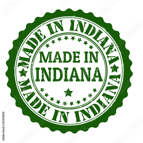 Made in Indiana stamp