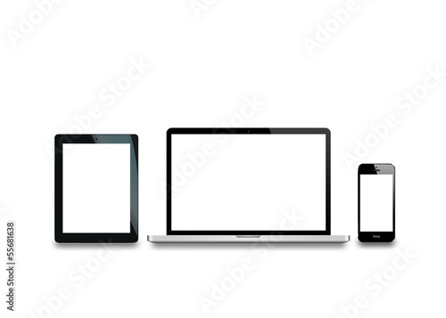 Photos laptop tablette smartphone