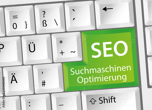 SEO - Suchmaschinen optimierung - Tastatur deutsch