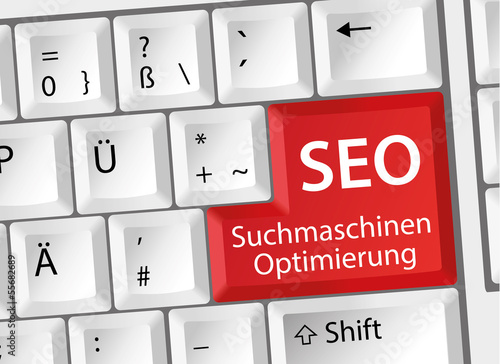 SEO - Suchmaschinen optimierung - Tastatur deutsch