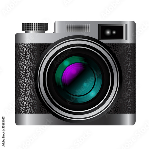 Retro camera icon