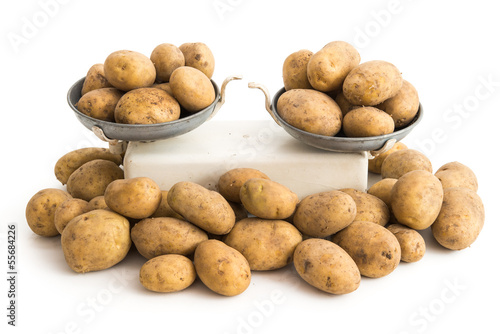Kartoffeln und Waage