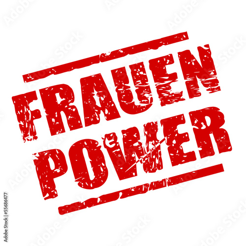 stempel eckig frauenpower I