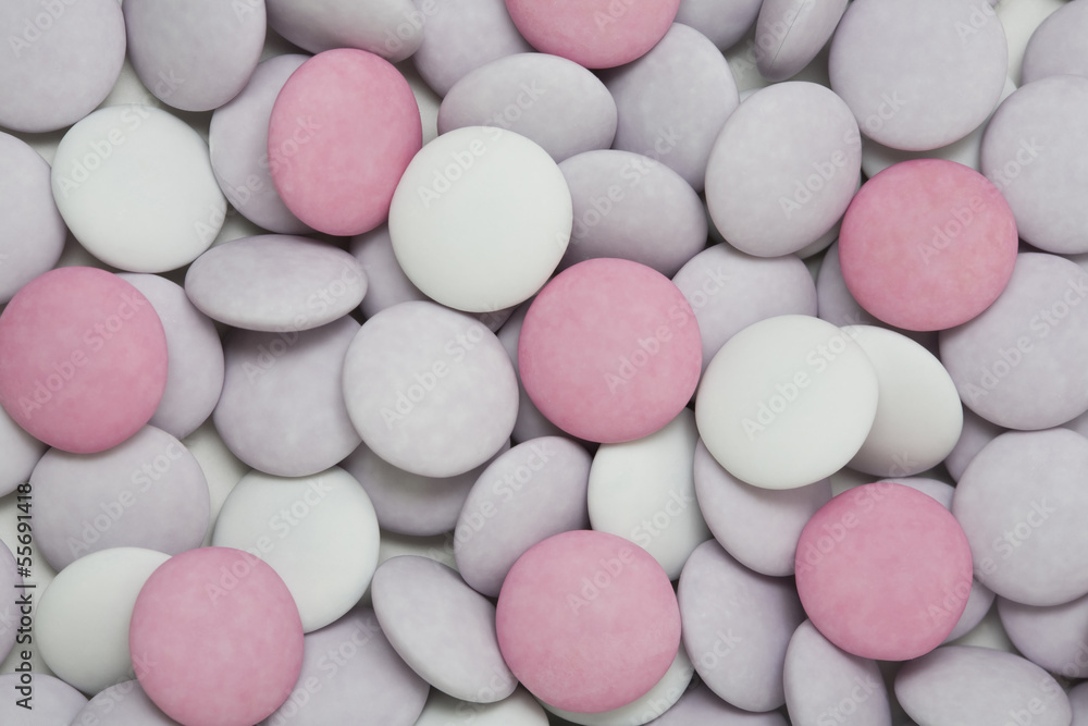 Pastel colored candy Pastel colored candy