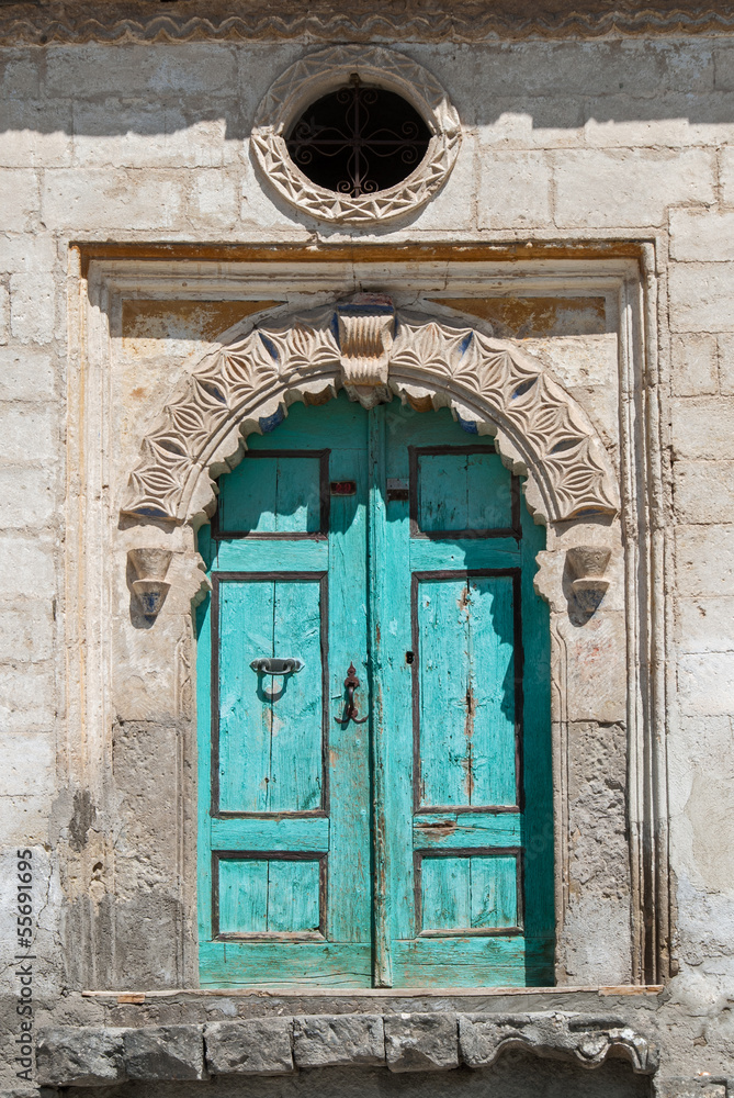Old traditional door in Cappadocia, Turkey