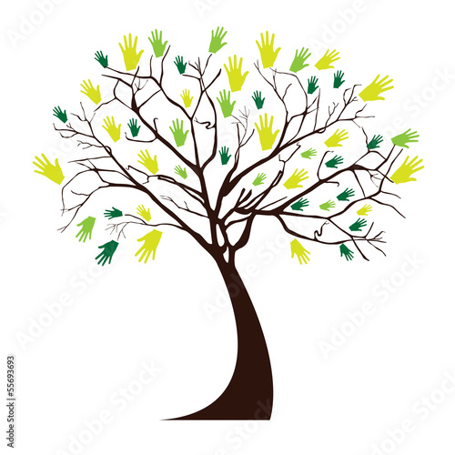 hands tree