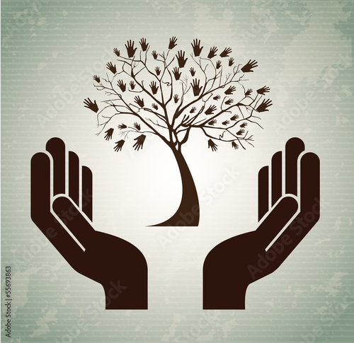 hands tree