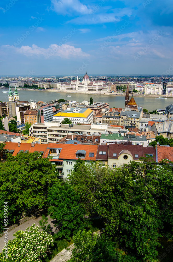 Obraz premium Budapest overview