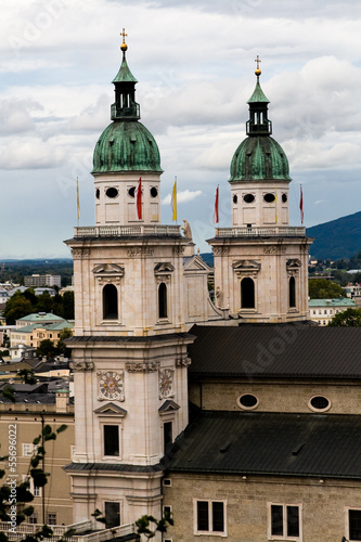 City of Salzburg in Germany, Europe.