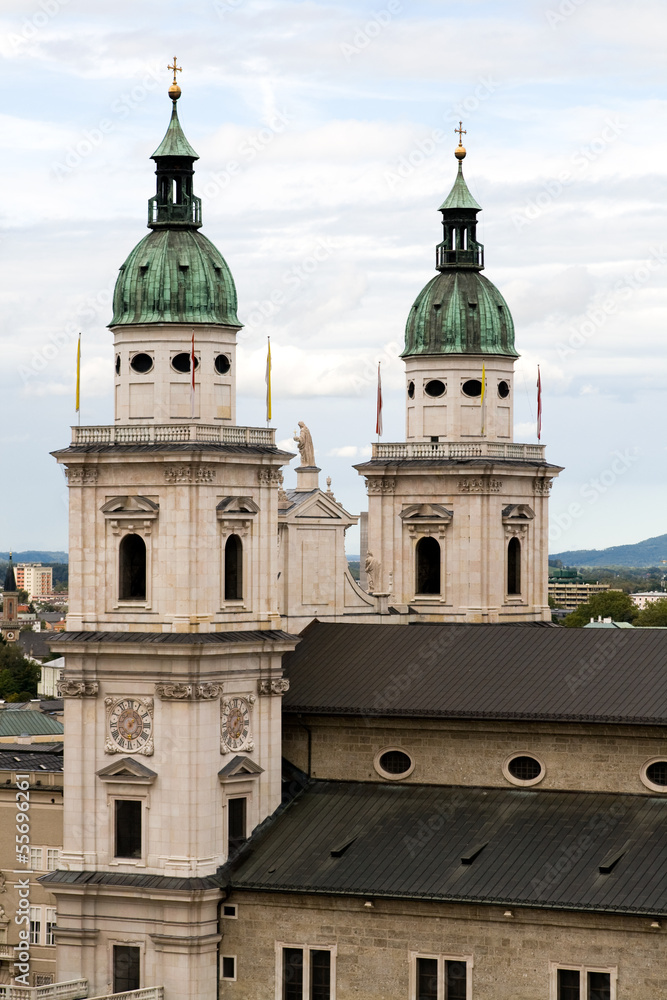 City of Salzburg in Germany, Europe.