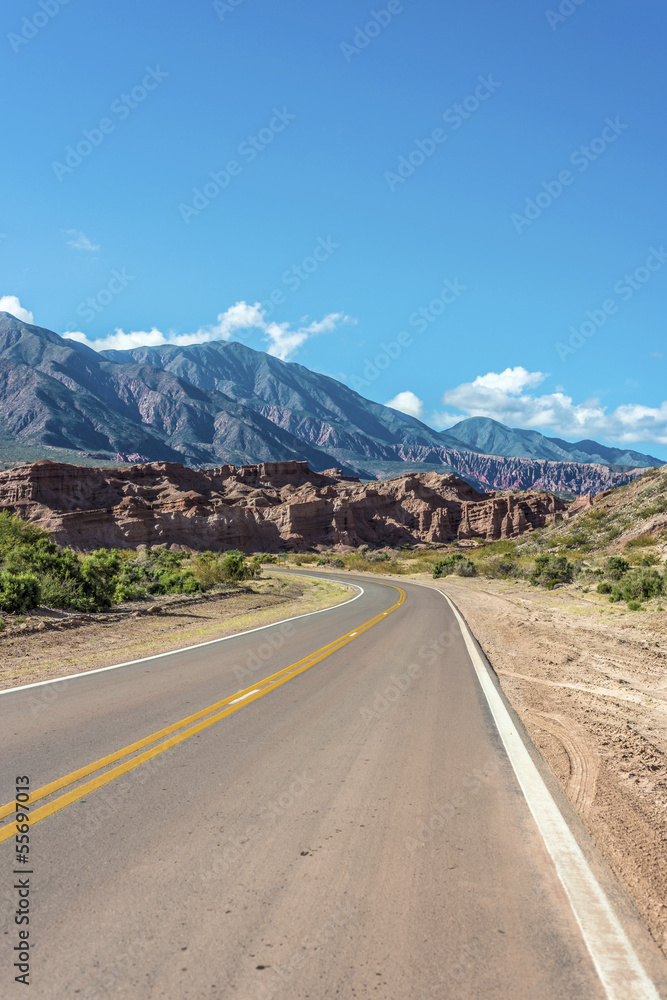 Fototapeta premium Quebrada de las Conchas, Salta, northern Argentina
