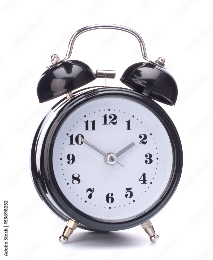 Black alarm clock Black alarm clock