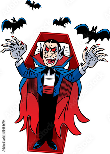 Count Dracula. Halloween