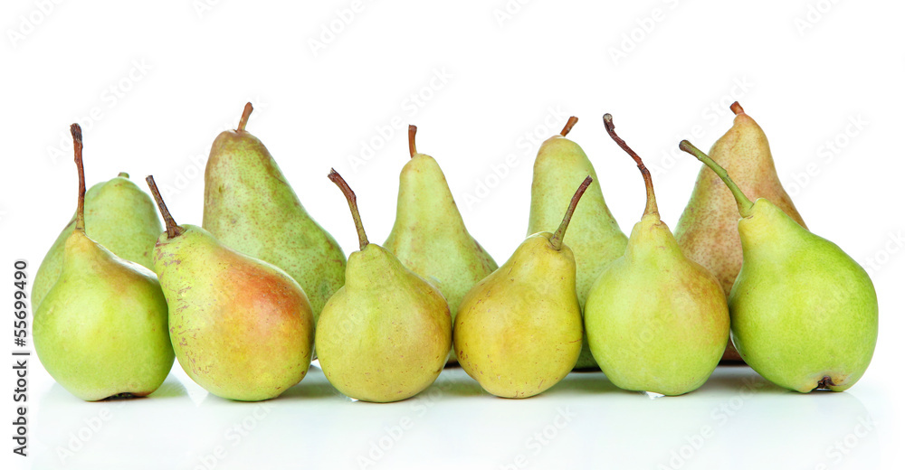 Pears isolated on white Pears isolated on white