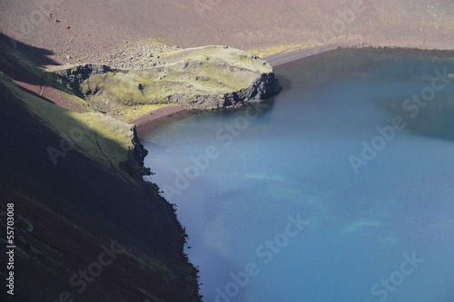 lac de cratère, Islande