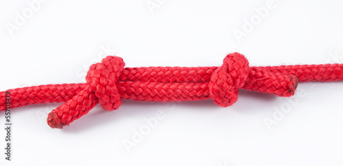 Red rope knot