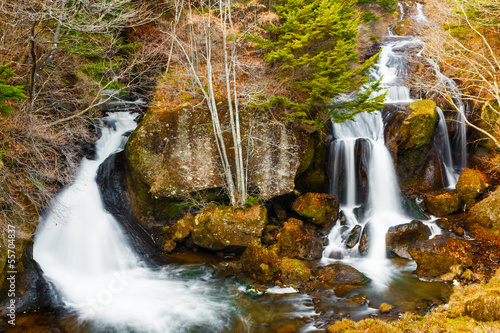 Fototapeta Naklejka Na Ścianę i Meble -  Waterfall in Autumn forest