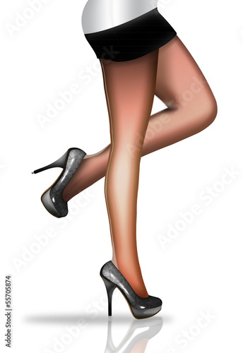 Sexy Beine mit Heels