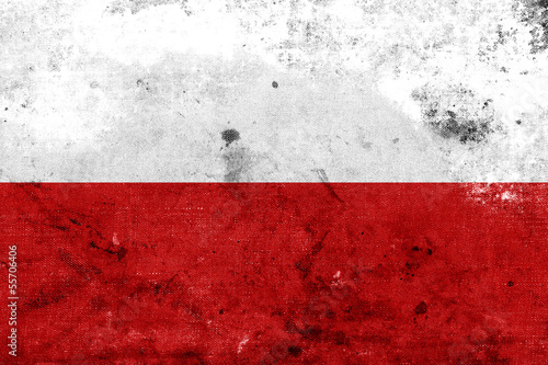 Grunge Poland flag kopia #55706406
