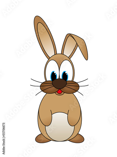 Hase Comic Zeichnung