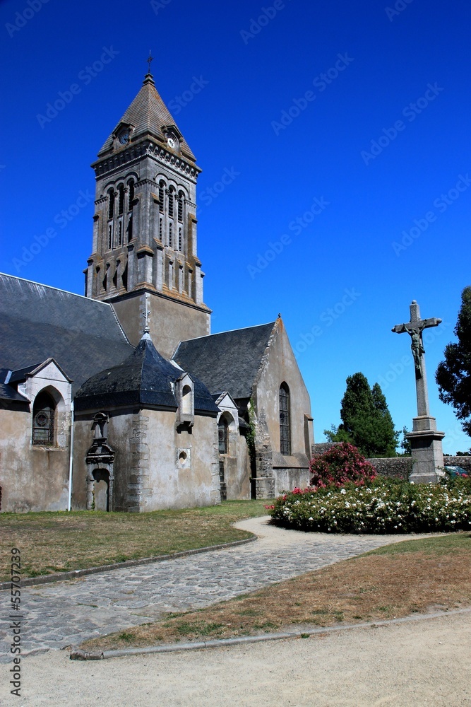 Eglise st-Philbert de Noirmoutier.(Vendée)