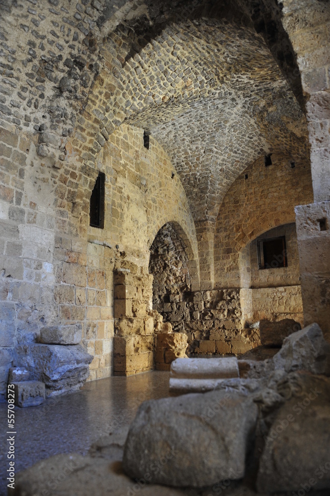 Knights Halls in Acre, Israel