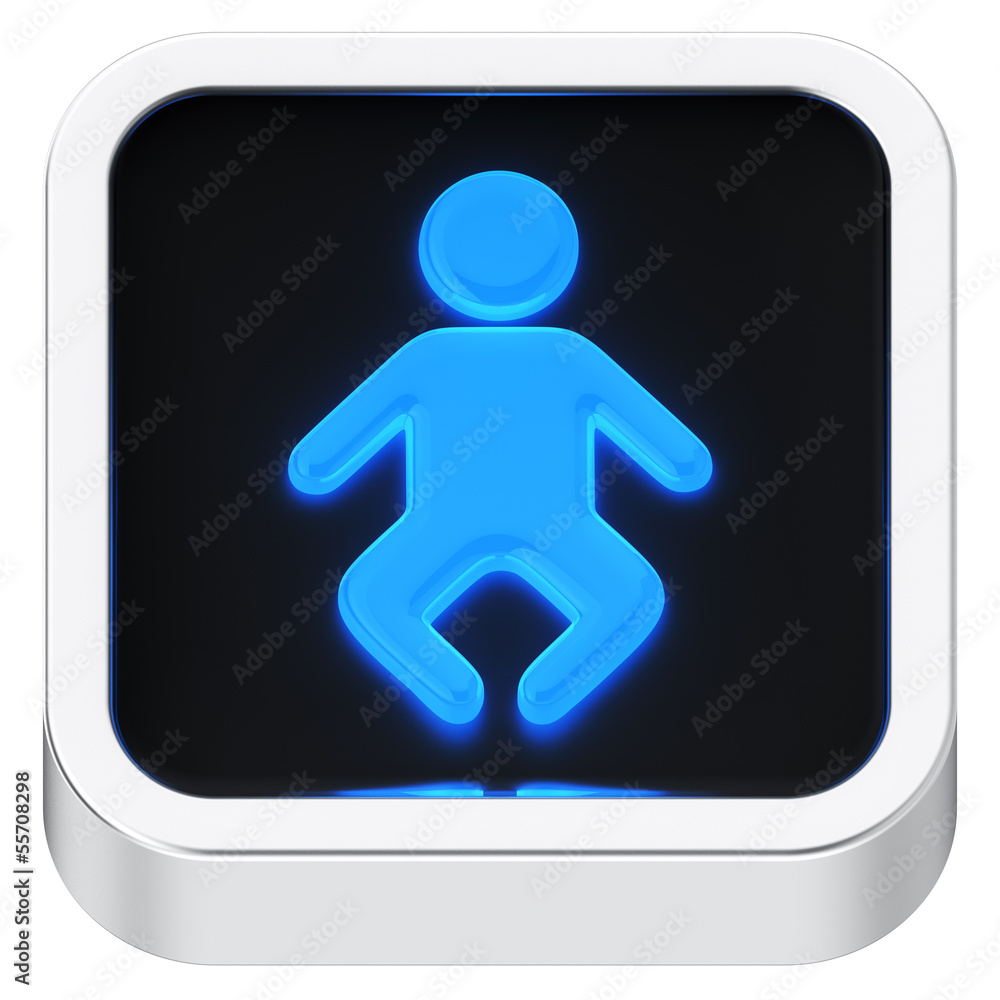 Baby luminous icon