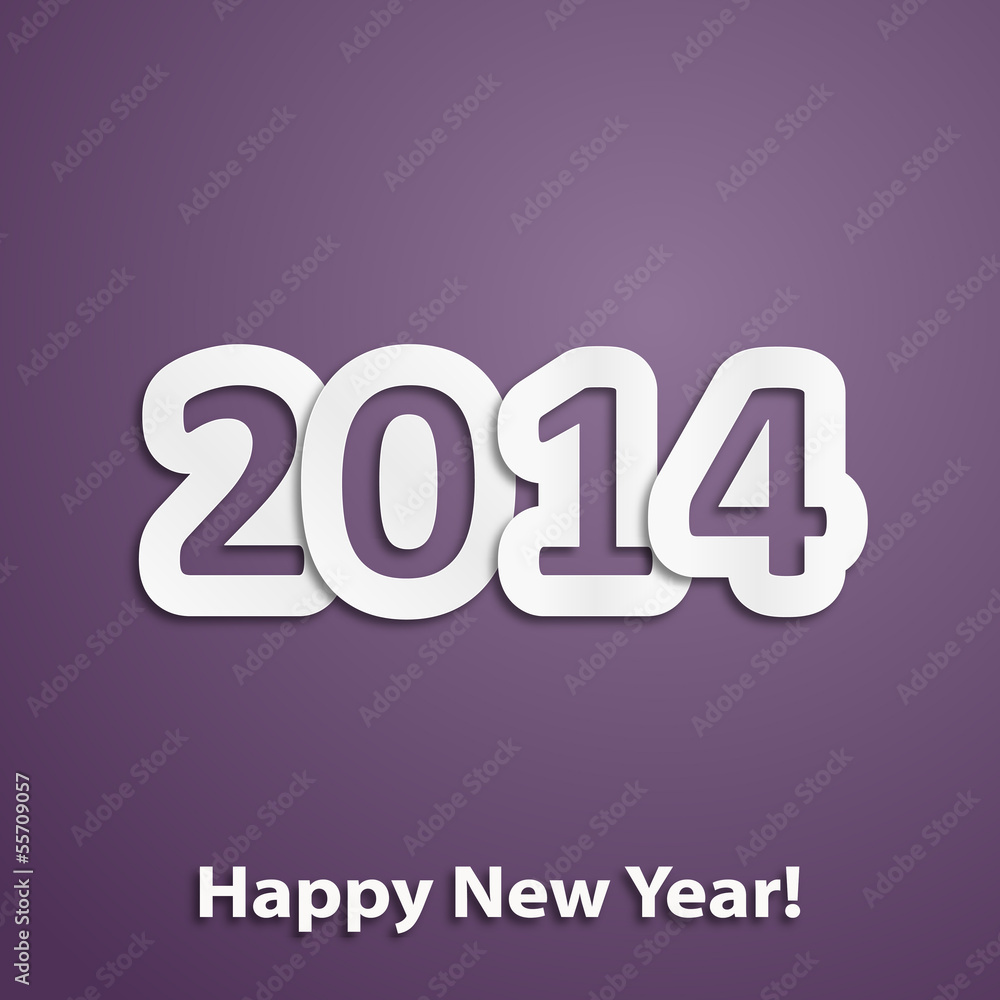 New Year Design Card. vector