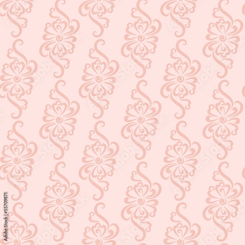 Abstract floral seamless. Flower pattern