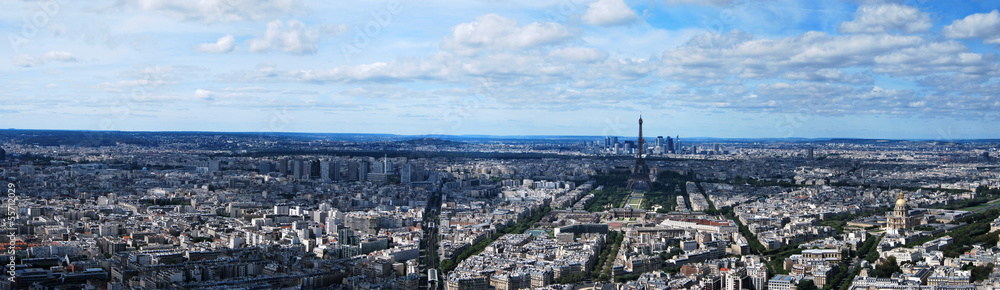 Panorama de Paris depuis la Tour Montparnasse