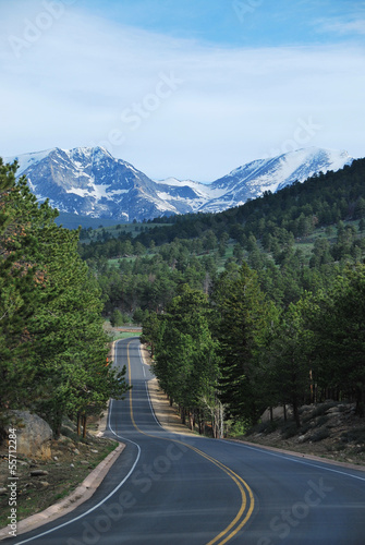 Bear lake road  Rocky Mountain National Park  CO  USA